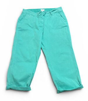 Crown & Ivy Petite Mint Green Chino Pants Size 8 Seafoam Cropped Trousers